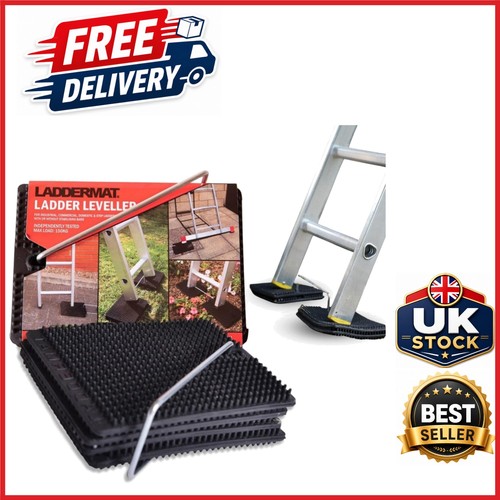 Ladder leveler with adjustable - ladder,