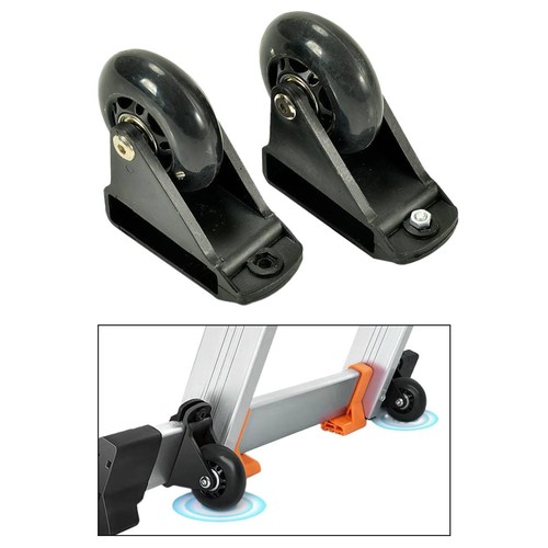 2pcs leveling casters ladder - 2pcs,