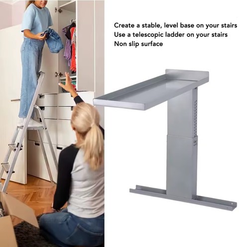 Ladder leg leveler - leveler, stabilizer
